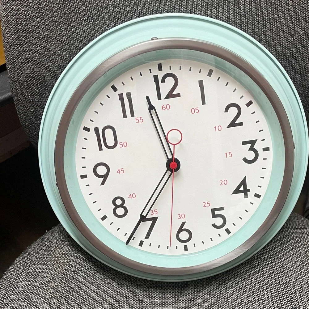 Cutest large wall clock ever!!! Tick tock